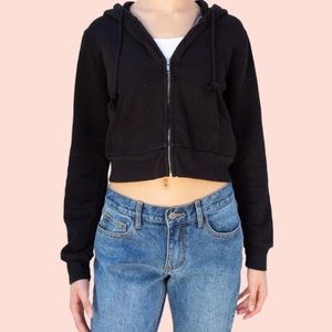 Brandy Melville crystal hoodie